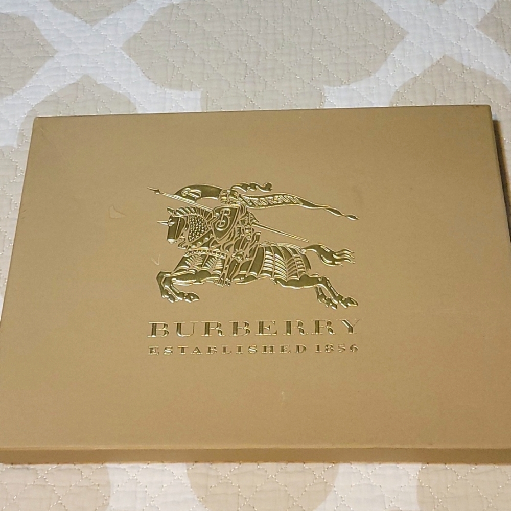 Authentic Burberry wool scarf (lilac purple)